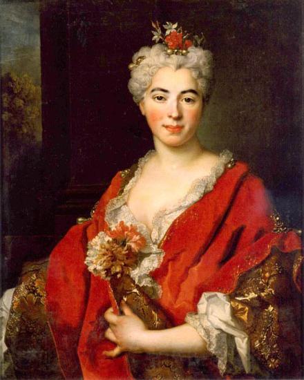 Nicolas de Largilliere Portrait of Marguerite de Largilliere Spain oil painting art